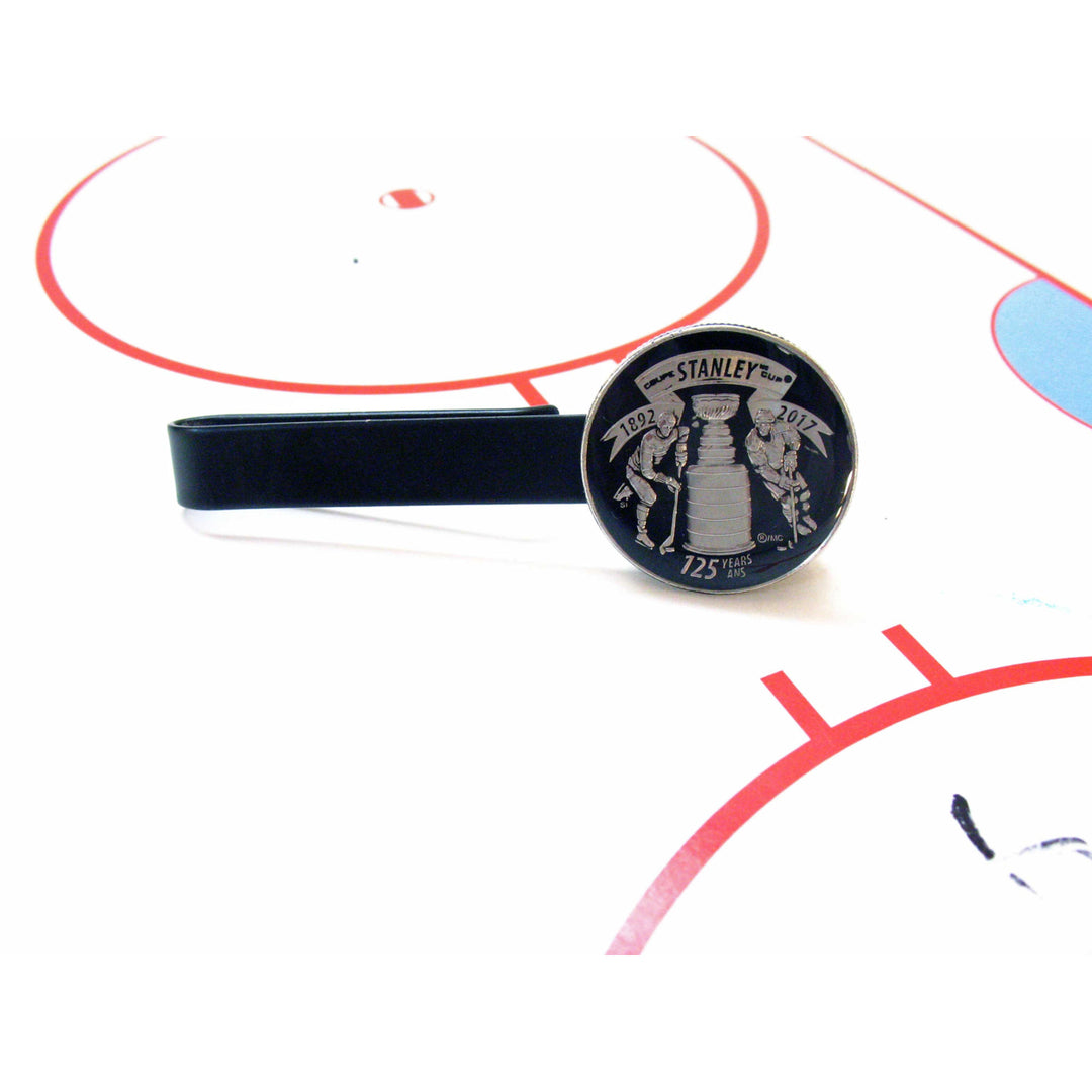 Black Edition Celebrating Lords Stanley Cup Tie Clip Bar NHL Hockey Gift Box Hand Painted Enamel 2017 Royal Canadian Image 2