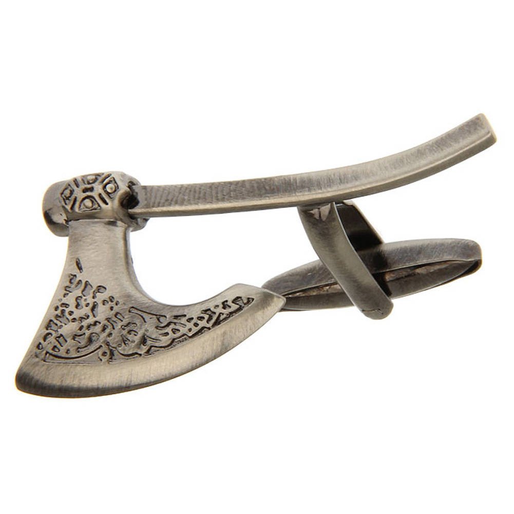 Bronze Tone Pirate Persian Ax Cufflinks The Bigger the Sword the Better Fun Cool Novelty Cuff Links Comes with Gift Box Image 3