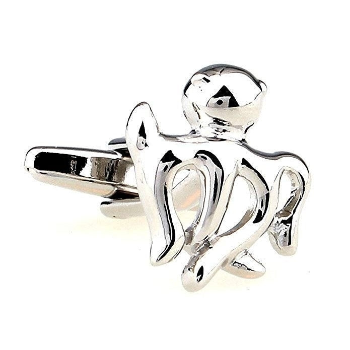 Silver Octopus Cufflinks Octopussy Cufflinks Beautiful Ocean Creatures Sea Cuff Links Image 1