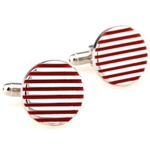 Mississippi Red Stripes Cufflinks Cuff Links Image 2