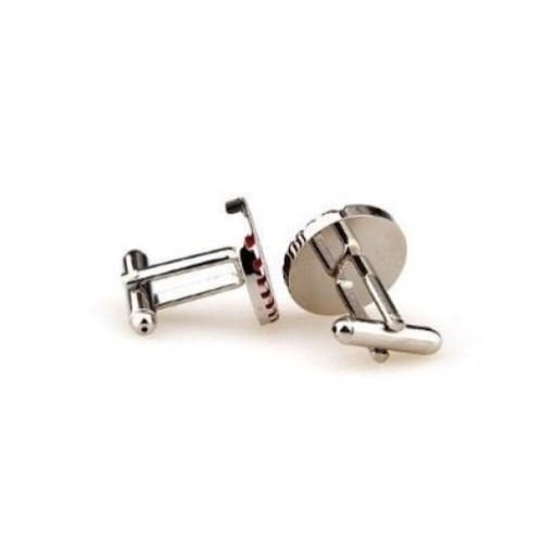 Mississippi Red Stripes Cufflinks Cuff Links Image 3