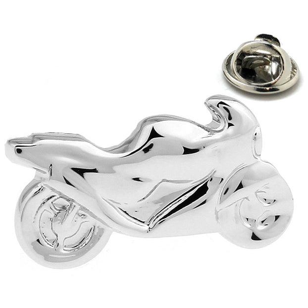 Bullet Bike Enamel Pin Motorcycle Lapel Pin Motor Racing Stuntman Tie Tack Motor Bike Image 1