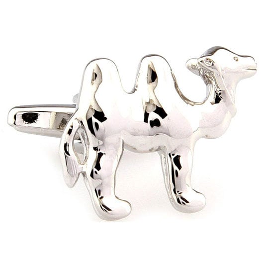 Silver Two Hump Camel Cufflinks King of the Desert Cufflinks Cuff Links Image 1