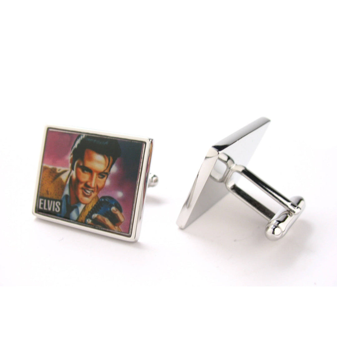 Rock and Roll Cufflinks The King of Rock Show off your Love of Music Cuff Links Cultural Icons of the 20th Century Comes Image 4