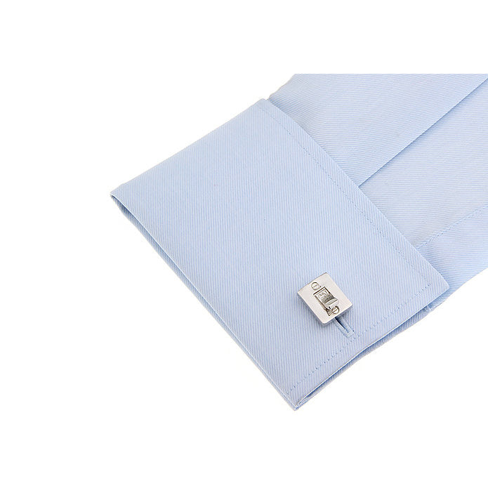 3 D Light Switch On Lights Old School Cufflinks Cuff Links Image 3