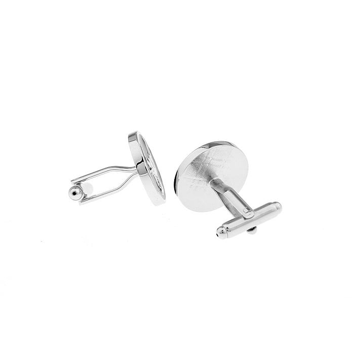 Bosss Day Cufflinks Im the Boss Im Never Wrong White Enamel Business Cuff Links White Elephant Gifts Image 2