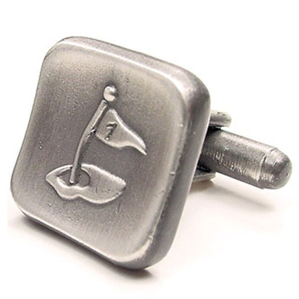 Vintage Golf Hole in One Cufflinks First Hole Cufflinks Cuff Links Image 1