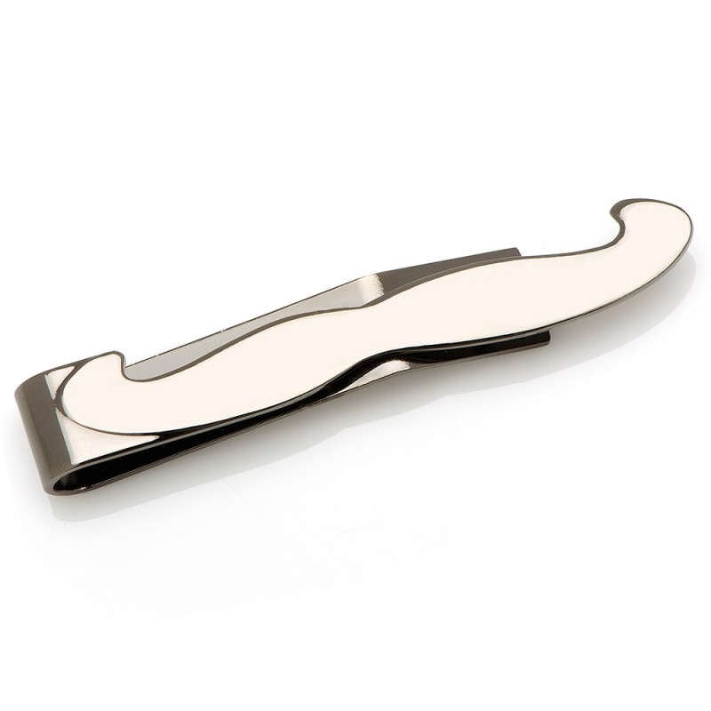 Moustache Hall Of Fame Wear it Proudly Tie Bar Tie Clip Formal Wear Image 1