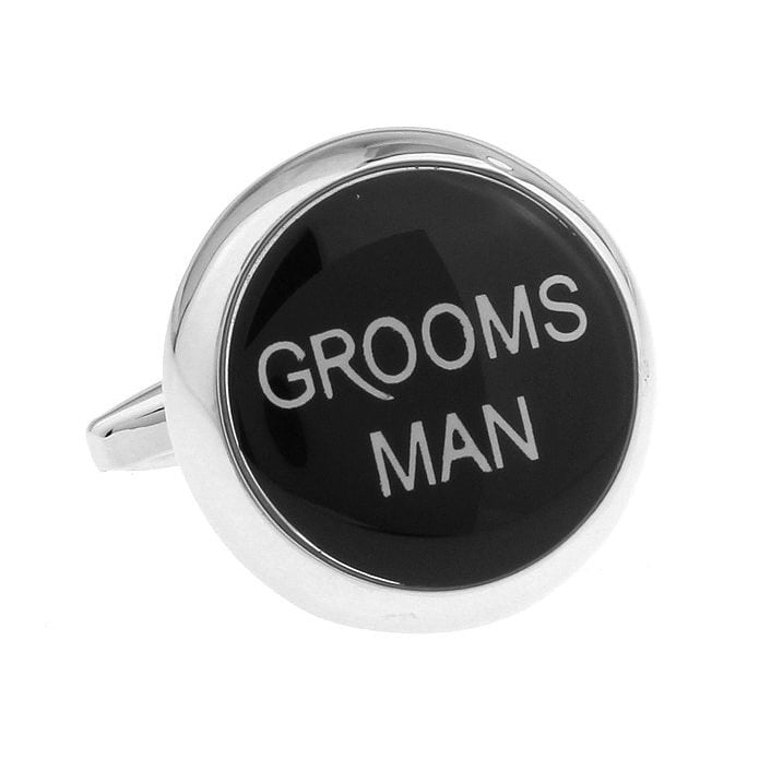 Grooms Man Cufflinks Wedding Jewelry for Men Gift for Groom Cuff Links Great for Weddings Marriage for the Friends Boys Image 3