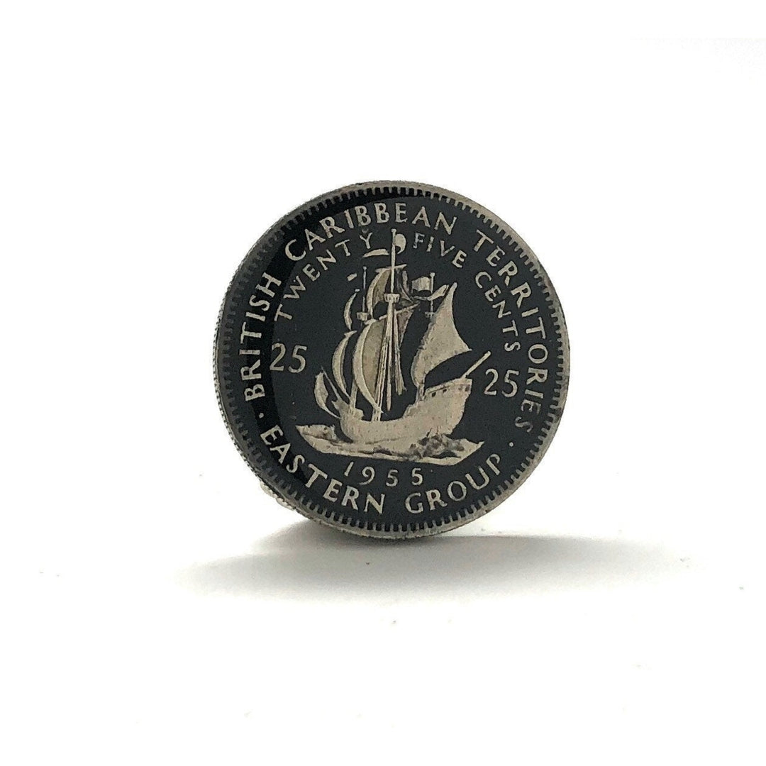 Enamel Pin British Caribbean Territories Enamel Coin Lapel Pin Tie Tack Travel Souvenir Coins Very Rare Keepsakes Cool Image 2