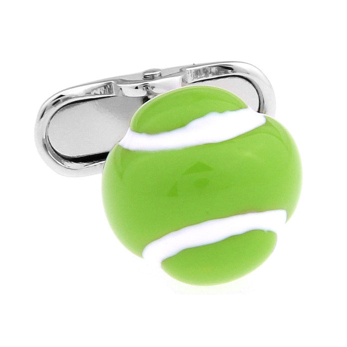 Wimbledon Tennis 3D Ball Court US Open Cufflinks Cuff Links Image 1