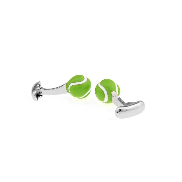 Wimbledon Tennis 3D Ball Court US Open Cufflinks Cuff Links Image 2