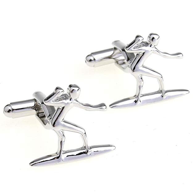 Surfer Cufflinks Surfboard Cuff Links Water Sports Surf Board Surfing Cuff Links Image 1