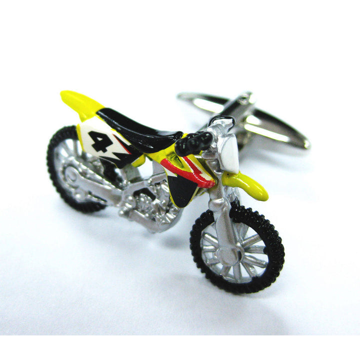 Motorcycle off Road Dirt Bike Motorcross BMX Cufflinks Cuff Links Image 1