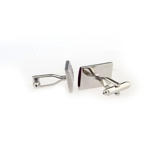 Royal Duke of Wilton Purple Crystal Bands Cufflinks Cuff Links Custom Cufflinks Image 3