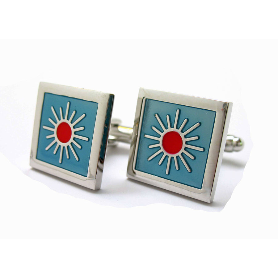 Weather Cufflinks Sunshine Sunny Good Day News Anchor Weatherman Weather woman Meteorologists Cuff Links Predict Comes Image 1