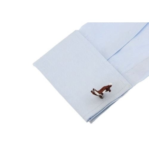 Fox Cufflinks Cute Little Brown Fox Animals Cufflinks Cuff Links Image 3