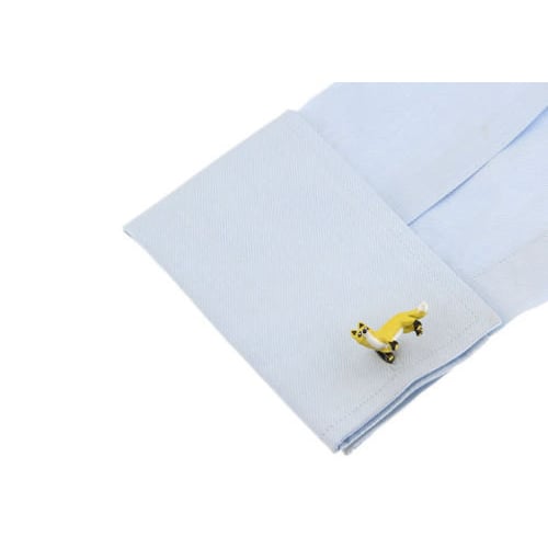 Fox Cufflinks Cute Little Yellow Fox Animals Cufflinks Cuff Links Image 3