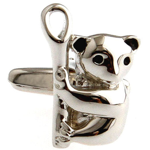 Australia Silver Koala Cufflinks Australian Koala Bear Cuff Links Bear Stuff Cool Guy Gifts Wedding Cufflinks Animal Image 1