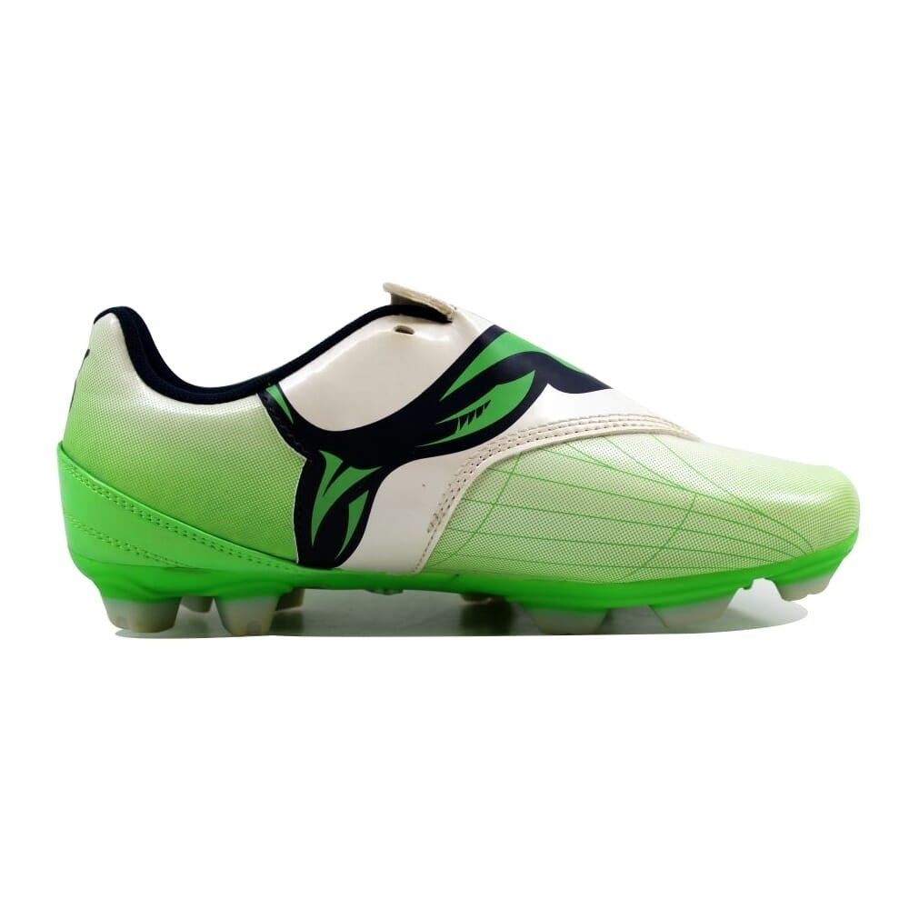 Puma V4 11 FG Vapor Grey/Green-Midnight Navy 102356-01 Womens Image 4