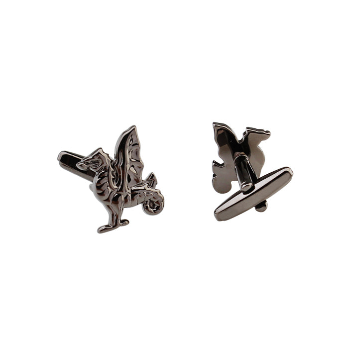 Griffin Cufflinks Gunmetal Finish Cut Out Cuff Links Image 2