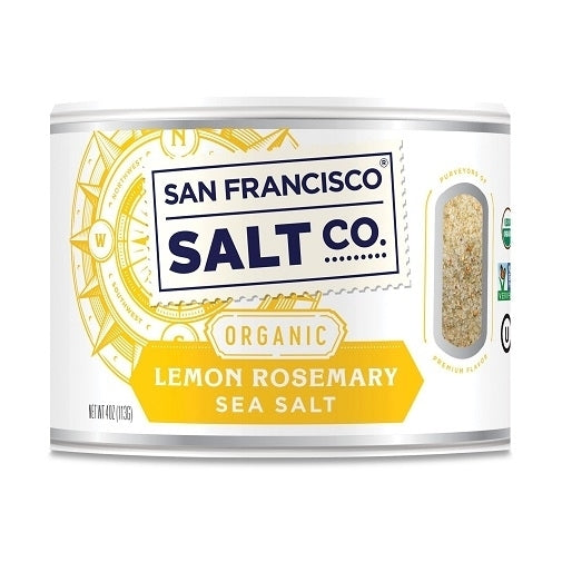 San Francisco Salt Co. Organic Lemon Rosemary Sea Salt Image 1