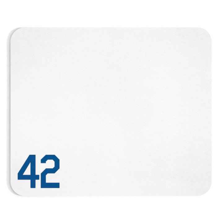 Baseball Mouse pad Number Forty Two Honoring Baseballs Barrier Breaker Mousepad 42 Image 2