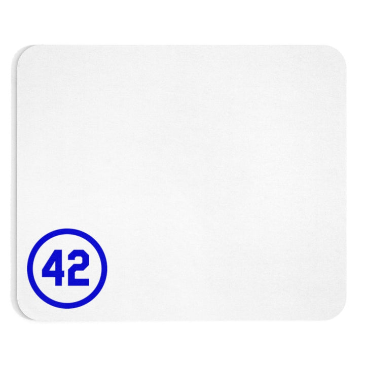 Mousepad Number Forty Two Honoring Baseballs Barrier Breaker Blue Baseball Gift Mouse Pad Image 2