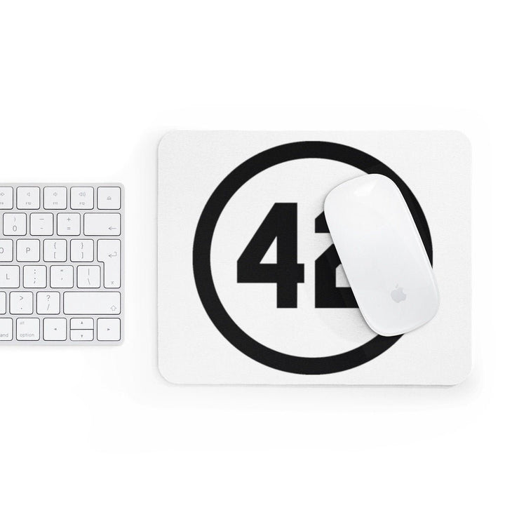 Mousepad Number Forty Two Honoring Baseballs Barrier Breaker baseball gift Image 4