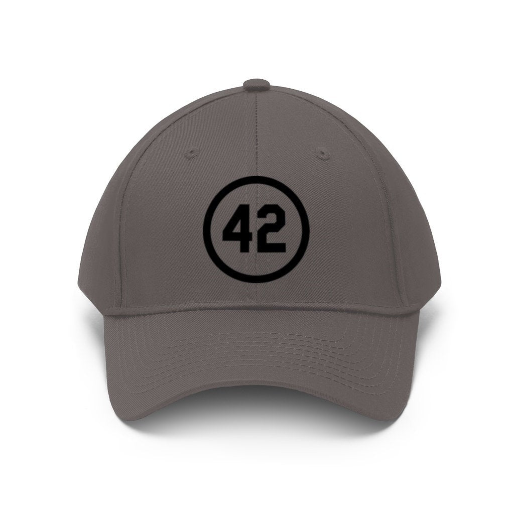 Unisex Twill Hat Number Forty Two Honoring Baseballs Barrier Breaker 42 Hat Baseball Hat Fun Hat Image 8