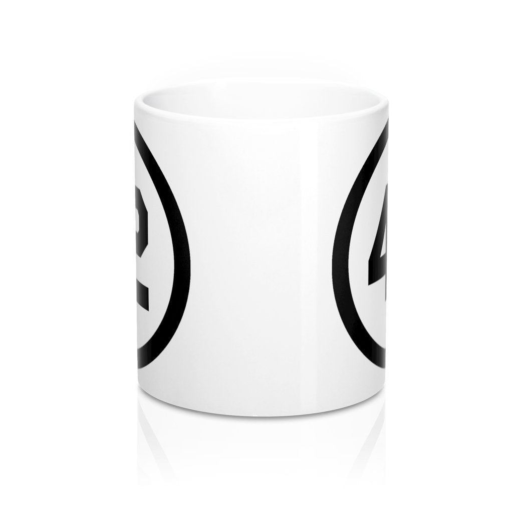 Honoring Baseballs Barrier Breaker Famous Number 42 Forty Two Coffee Mug 11oz Image 3