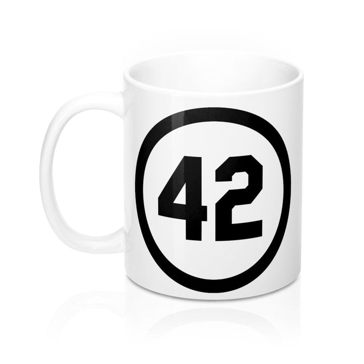 Honoring Baseballs Barrier Breaker Famous Number 42 Forty Two Coffee Mug 11oz Image 4