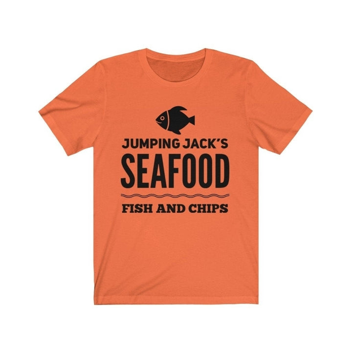 Seafood T Shirt Fun Summer Jumping Jacks Fish Unisex Jersey Short Sleeve Tee Image 4