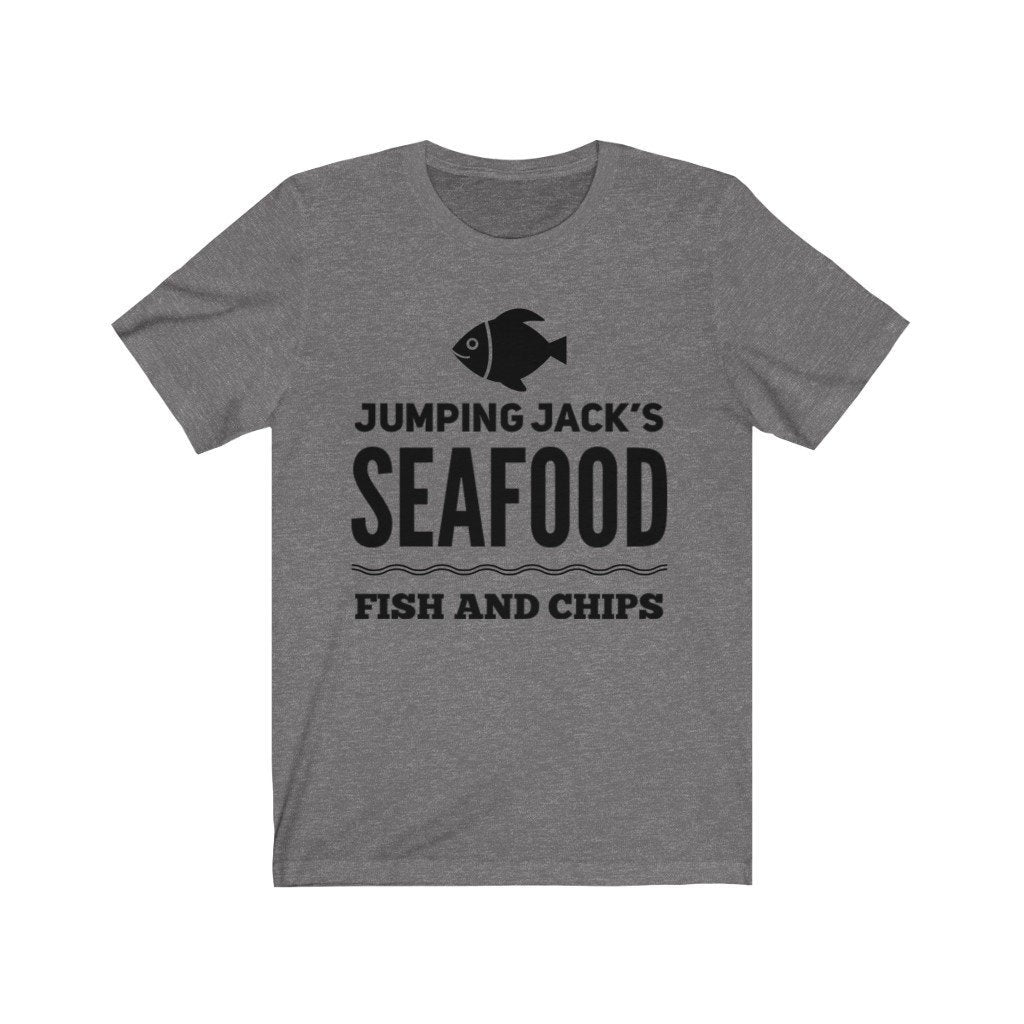 Seafood T Shirt Fun Summer Jumping Jacks Fish Unisex Jersey Short Sleeve Tee Image 4