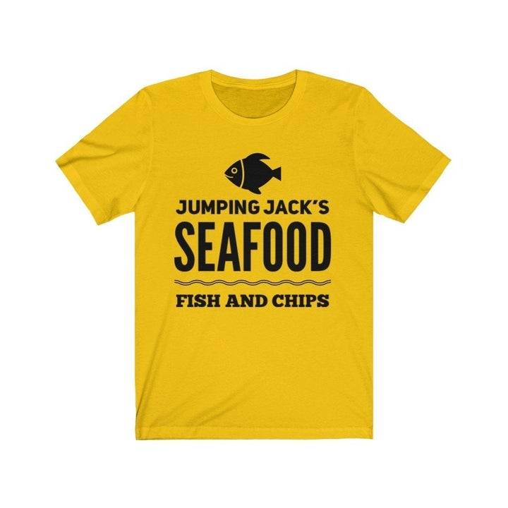 Seafood T Shirt Fun Summer Jumping Jacks Fish Unisex Jersey Short Sleeve Tee Image 6