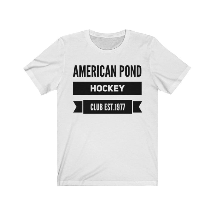 Hockey T Shirt American Pond Hockey Club Unisex Jersey Short Sleeve Tee Hockey Team Player Goalie Image 3