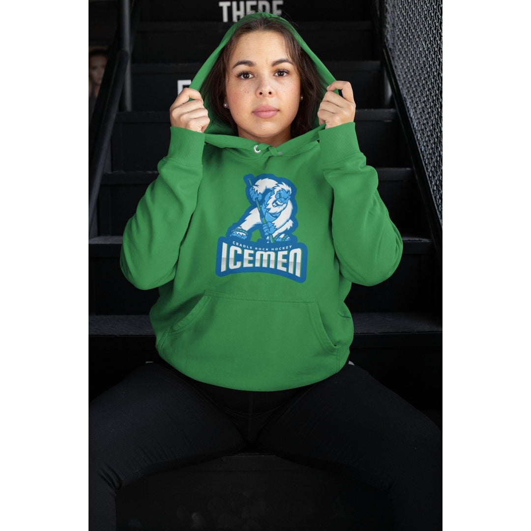 Hockey Hoodie Cradle Rock Hockey Icemen Unisex Heavy Blend Hooded Sweatshirt Hockey Team Player Goalie Image 2