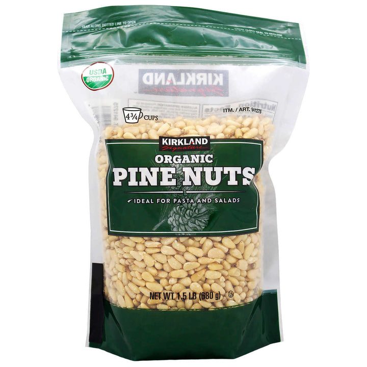 Kirkland Signature Organic Pine Nuts 1.5 Pounds Image 1