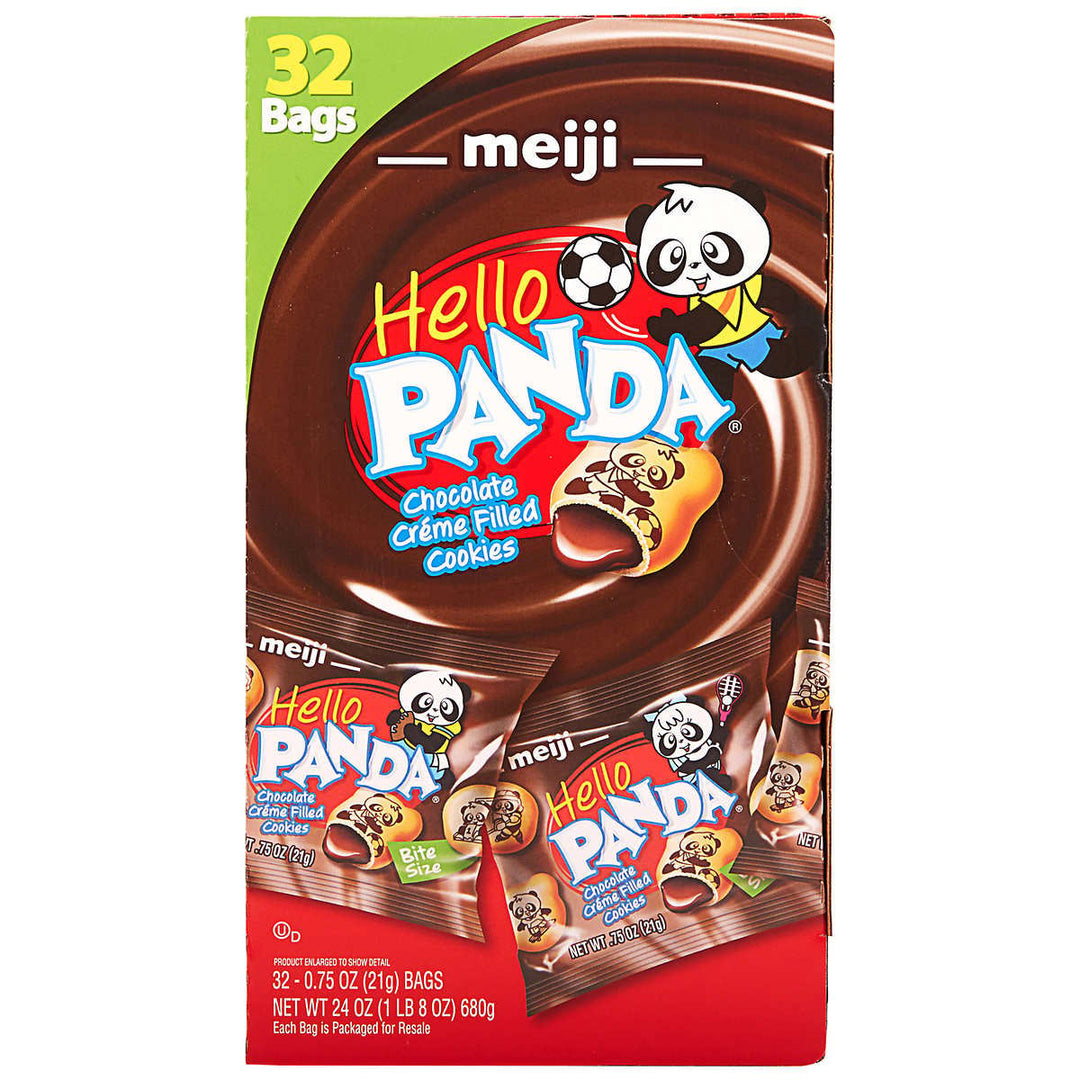 Meiji Hello Panda Chocolate Creme Filled Cookies 0.75 Ounce (Pack of 32) Image 2