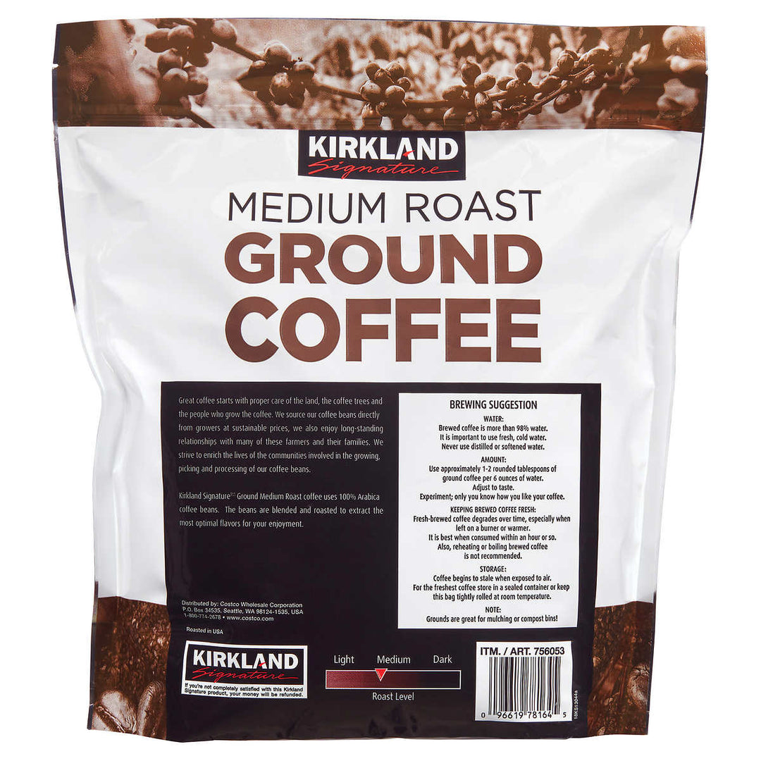 Kirkland Signature Medium Roast Coffee40 Ounce Image 2