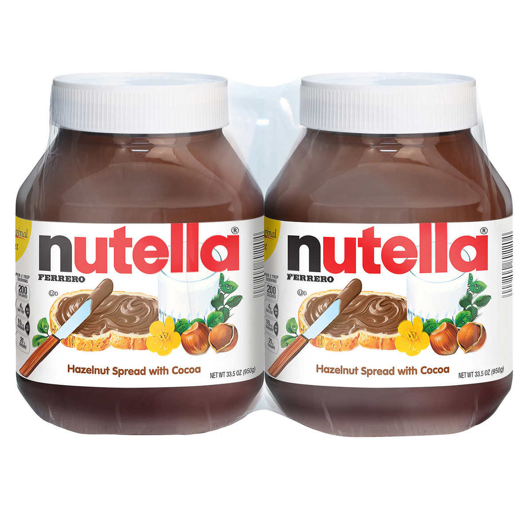 Nutella Hazelnut Spread with Cocoa33.5 Ounce (Pack of 2) Image 1
