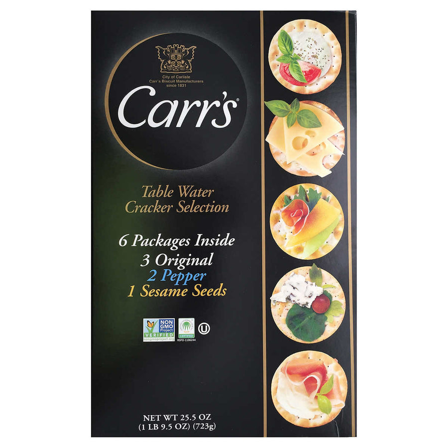 Carrs Table Water CrackersVariety Pack6-count Image 1