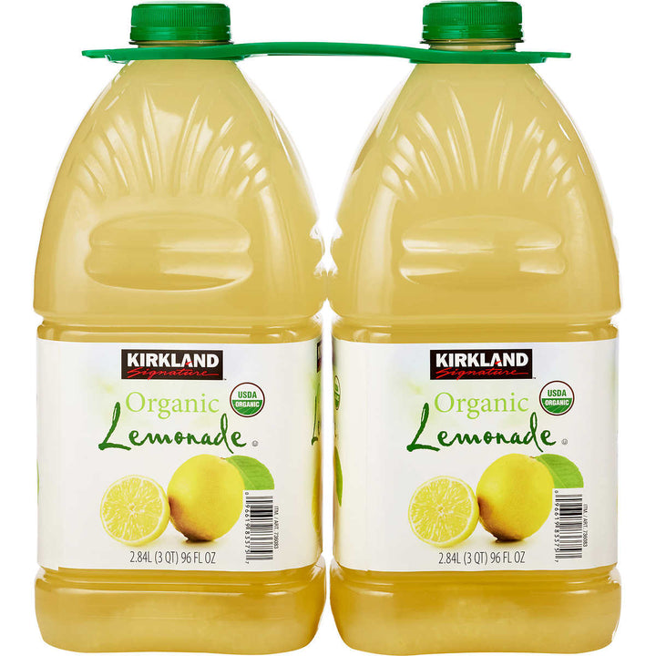 Kirkland Signature Organic Lemonade, 96 fl oz, 2-count Image 1