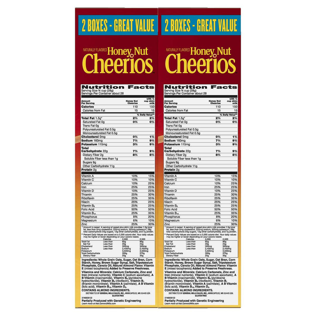 Cheerios CerealHoney Nut (55 Ounce) Image 3