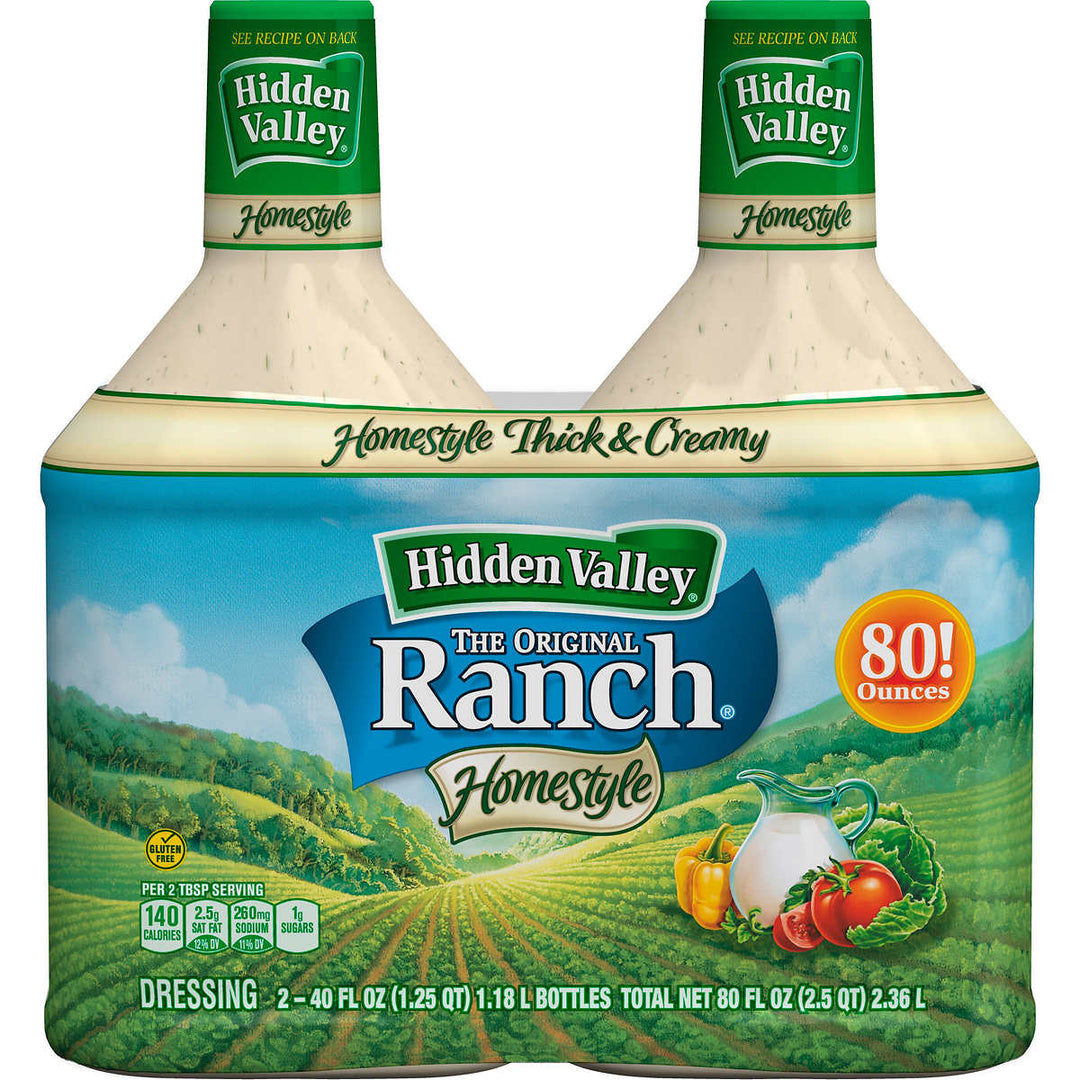 Hidden Valley Original Ranch Dressing 40 fl oz 2-count Image 1