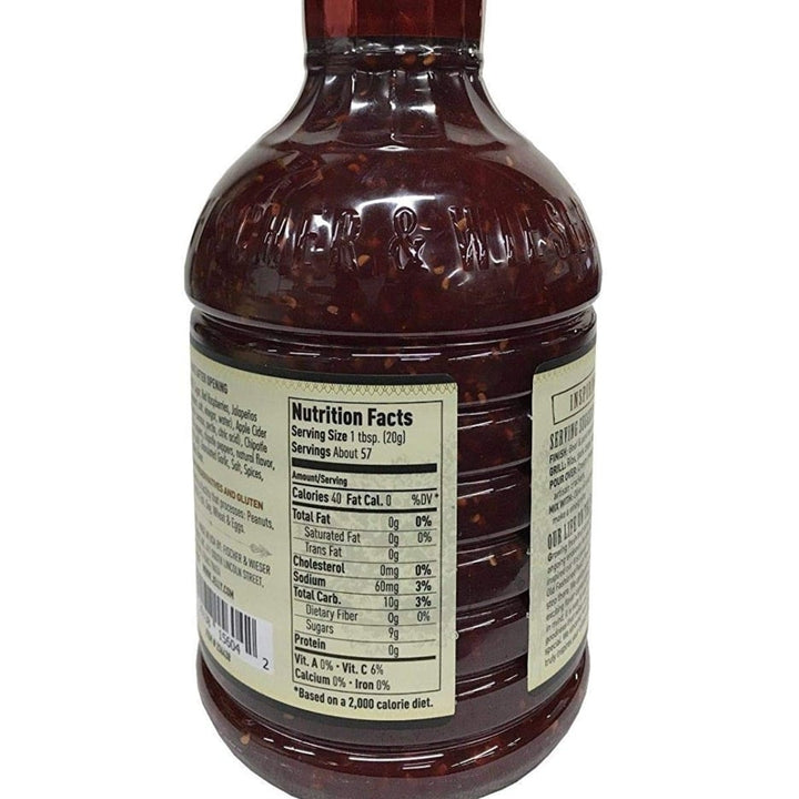 Fischer and Wieser Razzpotle Roasted Raspberry Chipotle Sauce 40-Ounce Bottle Image 3