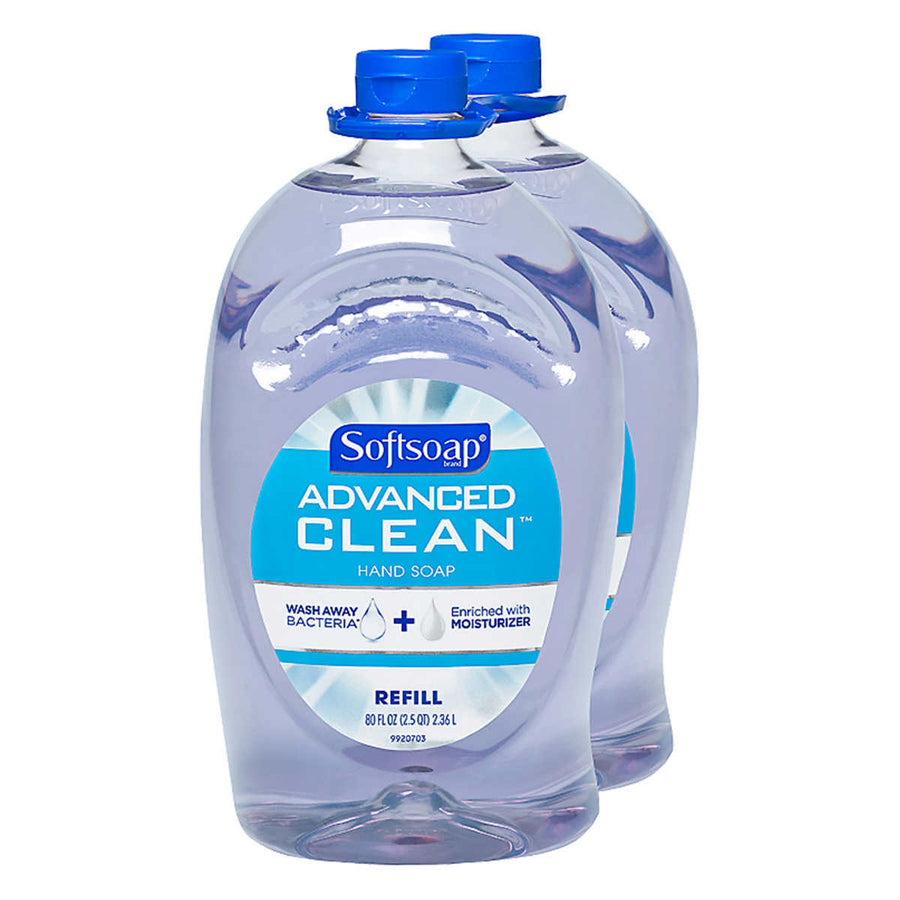 Softsoap Advanced Clean Hand Soap 80 fl. oz.2-pack Image 1