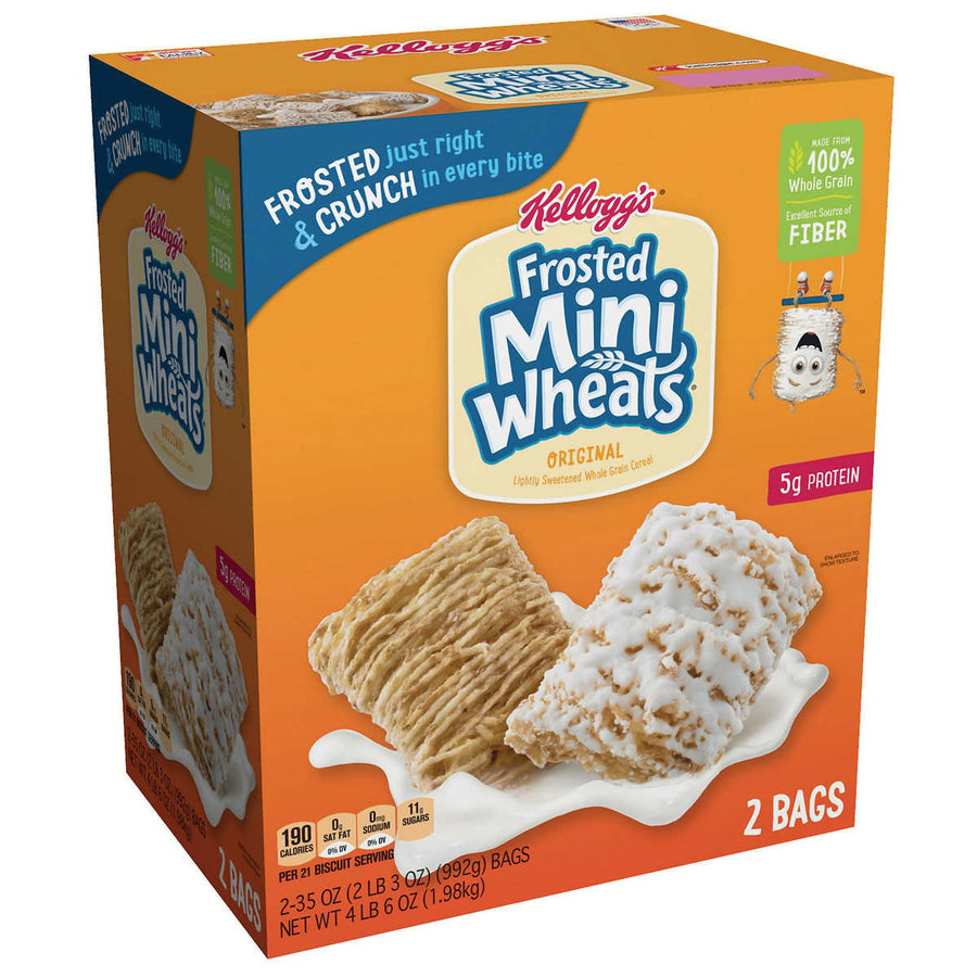 Kelloggs Frosted Mini Wheats Cereal35 oz2-count Image 1