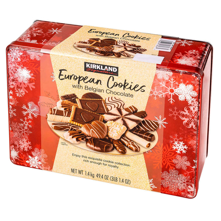 Kirkland Signature European Cookies With Belgian Chocolate Assortment 49.4 oz Image 1