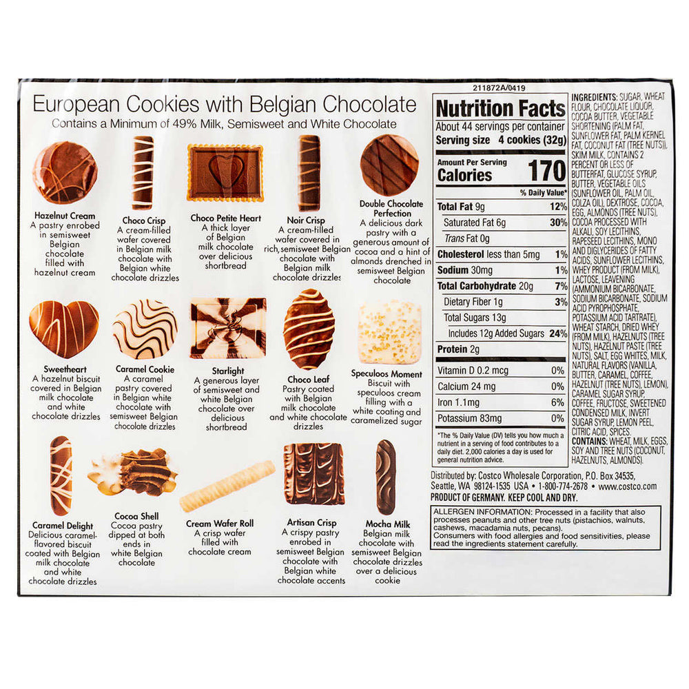 Kirkland Signature European Cookies With Belgian Chocolate Assortment 49.4 oz Image 2